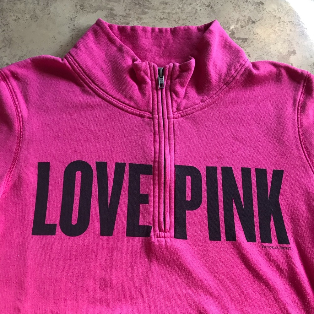 VS PINK Quarter Zip Up